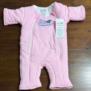 Baby Magic Sleepsuit One-Piece in Pink